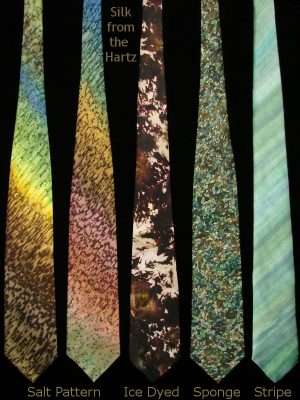 Hand Painted Brown and Green Silk Ties Hand Painted Neutral Brown and Green Earth Tone Silk Ties with Creative and Unique Patterns