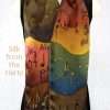 Music Scarf Earth Tone 8″ x 54″ Silk Music Notes and Symbols Hand Dyed Earth Tone Silk Scarf 8" x 54" Gift Idea for Music Teacher